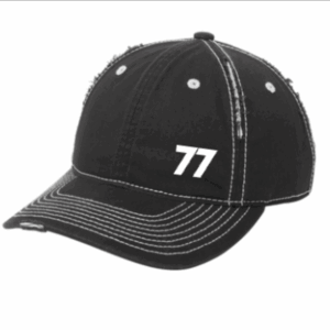 7th Anniversary Hat - Unisex / Black, White